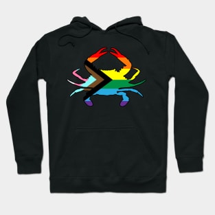 Blue Crab: Queer Pride Hoodie